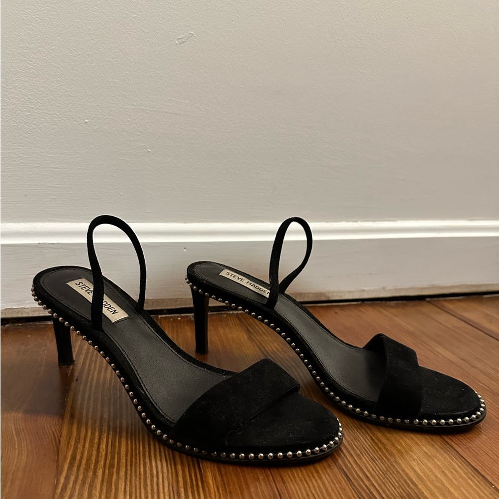 Steve Madden Black Heels - Size 8